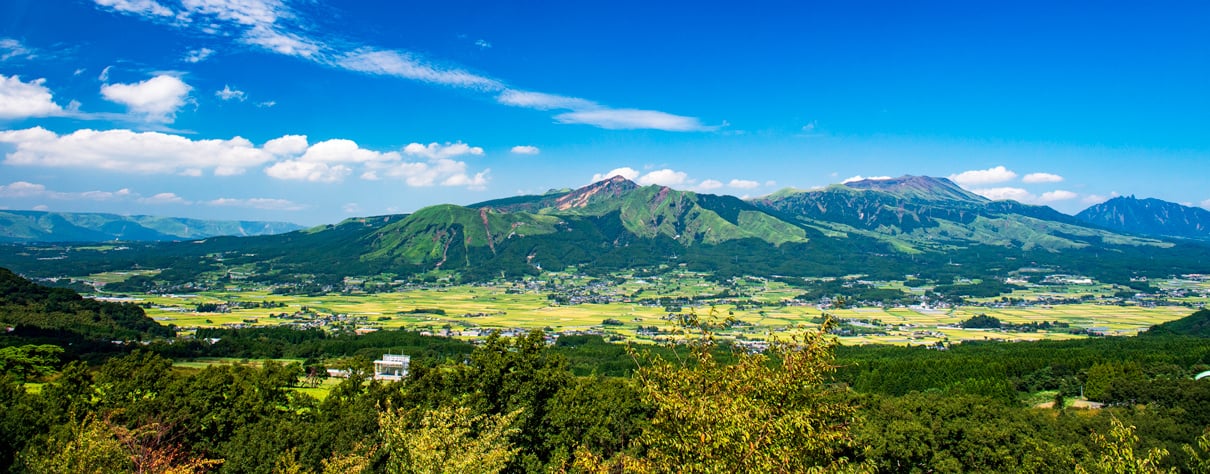 熊本県阿蘇市の風景